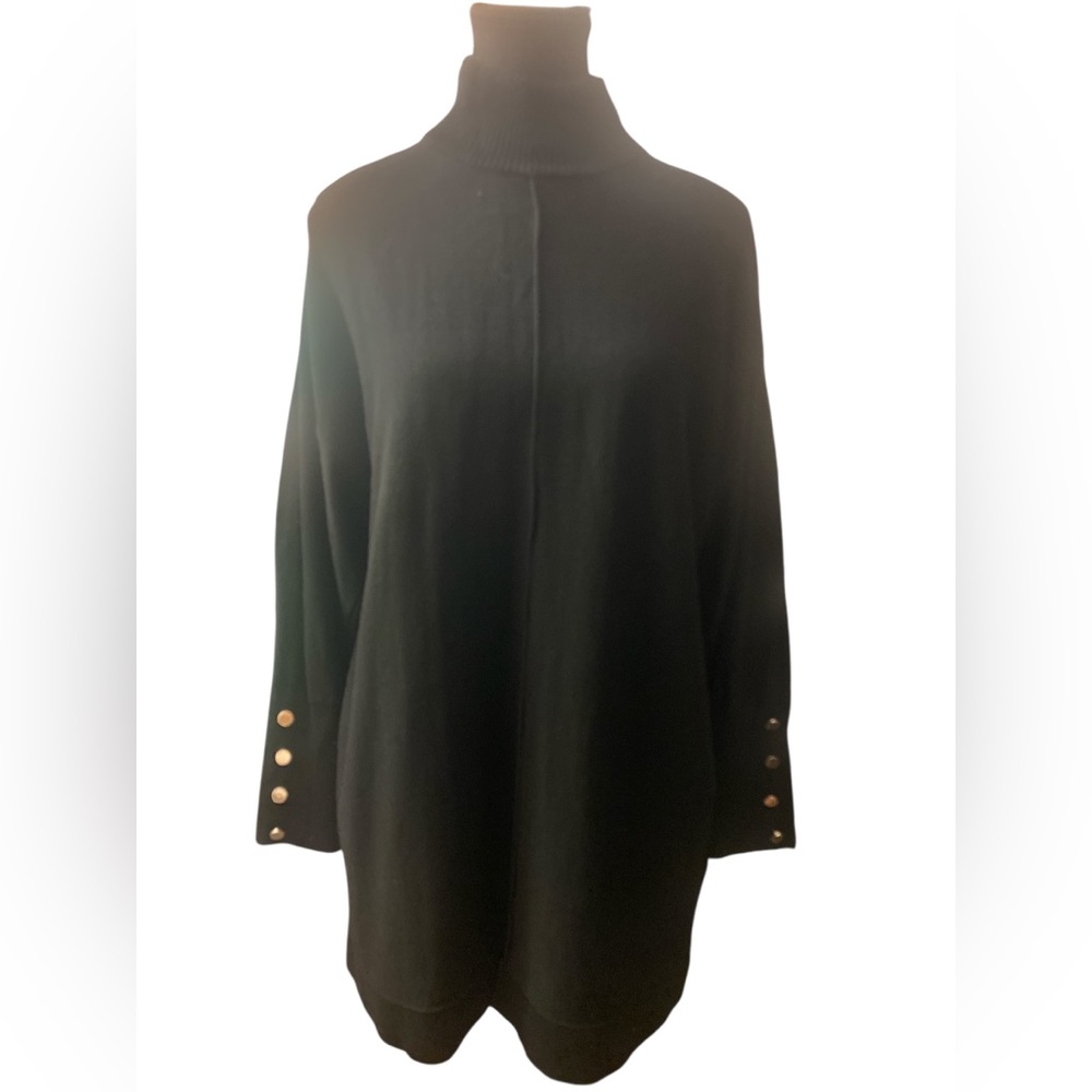 Anne Klein Black Cowl Neck Sweater GUC M